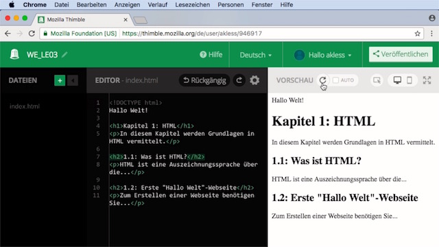 Lerneinheit Html Tags Und Attribute